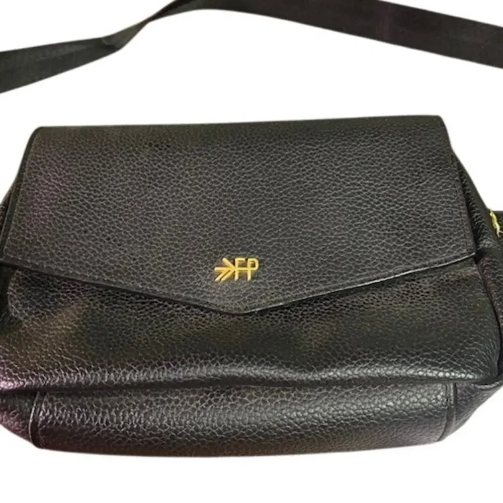 NWT Freshly Picked Black Diaper Bag Belt Bag Crossbody Fanny Pack Vegan Leather
